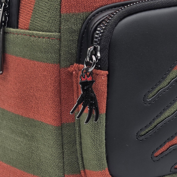 Loungefly A Nightmare on Elm Street Freddy Krueger Sweater Mini Backpack Bag New - Picture 7 of 9